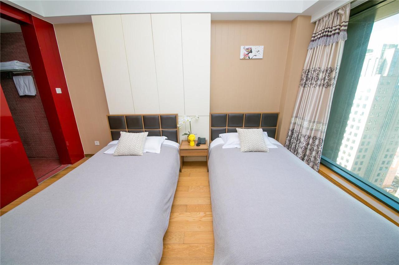 Qingdao Lejiaxuan Boutique Apartment International Convention Center Branch المظهر الخارجي الصورة