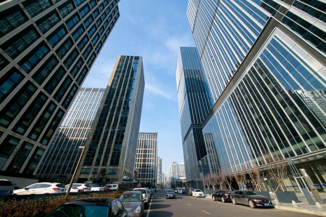 Qingdao Lejiaxuan Boutique Apartment International Convention Center Branch المظهر الخارجي الصورة